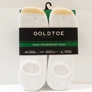 Gold Toe Edition No Show Moisture Wicking Perfect Fit Sock 6 Pack SZ 6-12.5